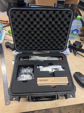 Защитный кейс с ложементом под точилку TSPROF (заточная система) с оснасткой. EVA, два яруса.