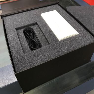Коробка с поролоновым ложементом под пауэрбанк + жесткий диск (корпоративные подарки)
