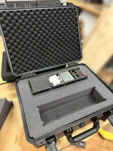 Кейс с ложементом для спутника Маяк и его дублёра (формата CubeSat 3U)